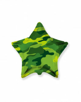 Mylar Stella Verde Militare 18″ 1pz
